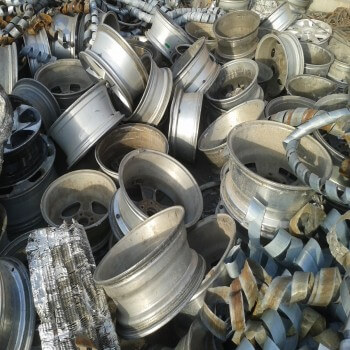 Aluminum Wheel Scraps